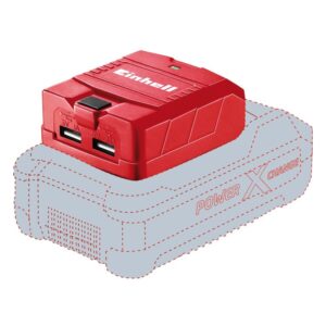 Adaptor USB Einhell Power-X-Change pentru acumulatori, TE-CP 18 Li USB-Solo, 18 V, iesire 5 V, 2.1 A