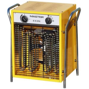 Aeroterma electrica cu ventilator, Master, Otel inoxidabil, B5EPB 510 m³ / h, 37 x 31 x 39 cm, Galben