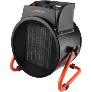 Aeroterma electrica Evotools, 3000 W, rezistenta ceramica, termostat