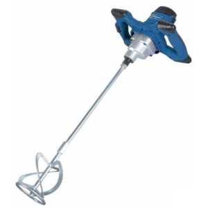 Amestecator vopsea/mortar Scheppach PM1200, 1200 W, viteza variabila, 700 RPM, 550 mm lungime ax, 2 palete