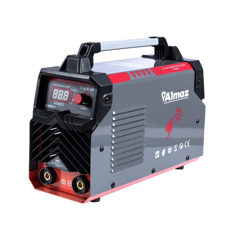 Aparat de sudura, Invertor MMA SP 285 A, accesorii incluse masca de sudura, perie, ciocanel pentru zgura, cleste portelectrod, cleste de masa
