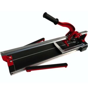 Aparat de taiat gresie si faianta cu laser, 600 x 19 mm, baza turnata, doua directii, cu rulmenti, maner armat